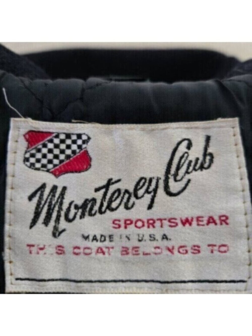 Monterey Club Vintage US Navy Wool Double Breasted Pea Coat - Picture 13 of 16